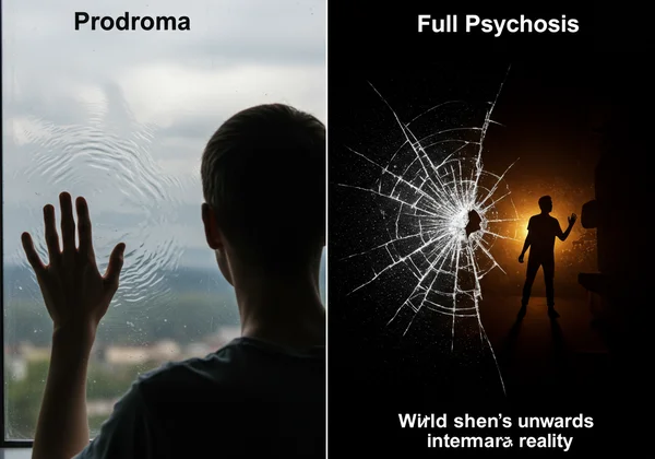 Visualizing the difference between prodromal insight