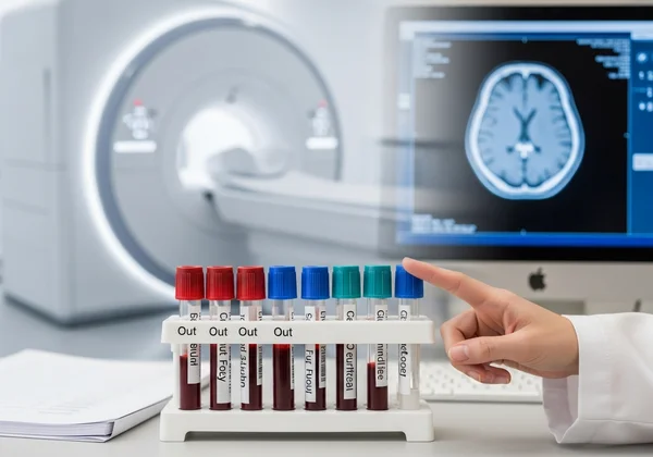 Medical tests like blood work, MRI for differential diagnosis