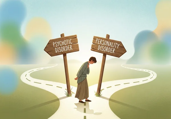 schizophrenia versus personality disorder comparison